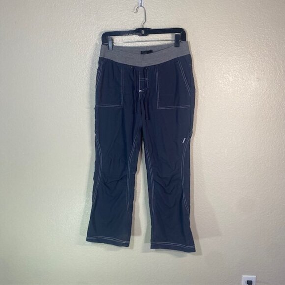 Prana Black and Gray Women's Capris - Picture 1 of 7